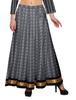 Moomaya Two Piece Long Skirt And Crop Top Printed Indian Ethnic Set For