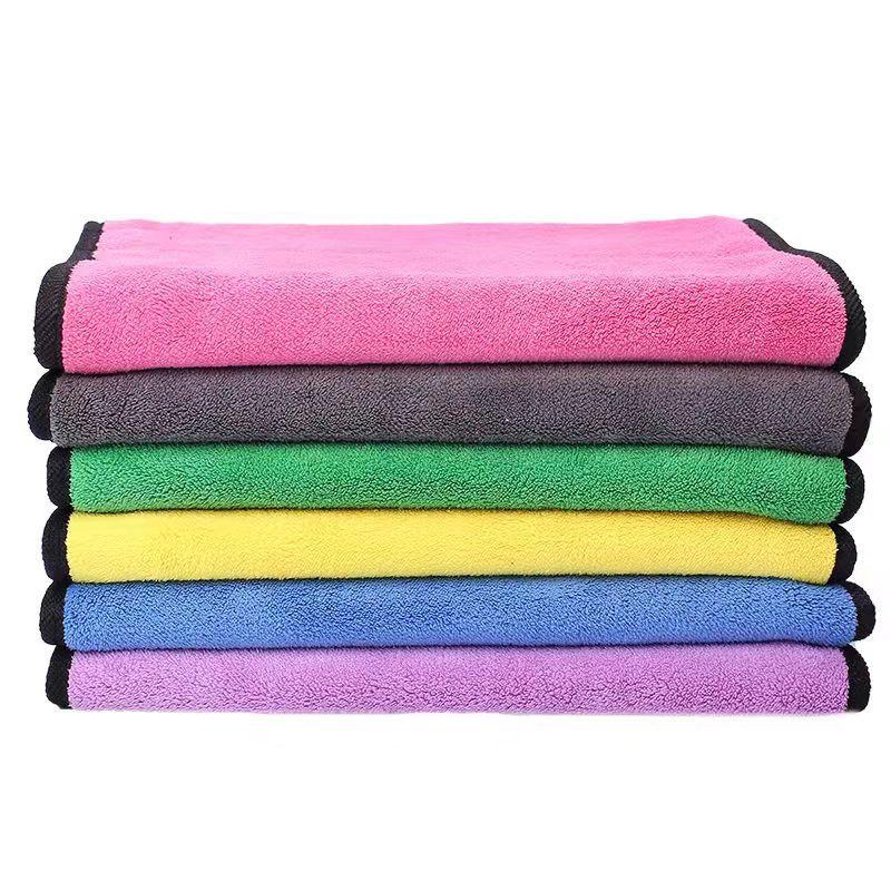 Тряпка для уборки, впитывающая воду без ворса, двусторонняя утолщенная салфетка для мытья полов, бытовая салфетка для уборки