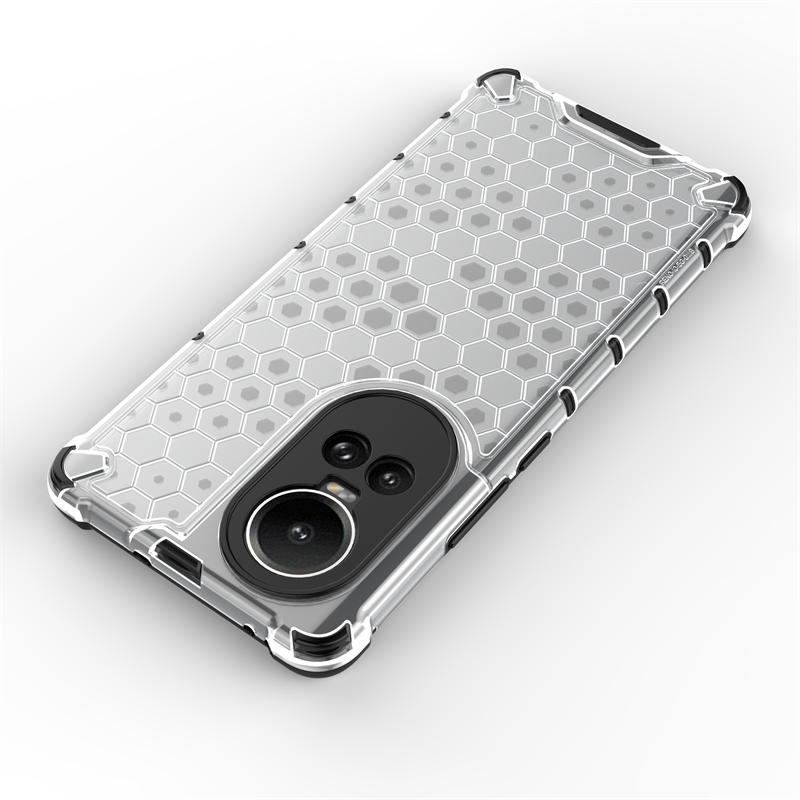 Для OPPO Reno 10 5G чехол роскошный бронированный гибридный силиконовый чехол для телефона OPPO Reno10 CPH2531 6.7" прозрачная противоударная задняя крышка