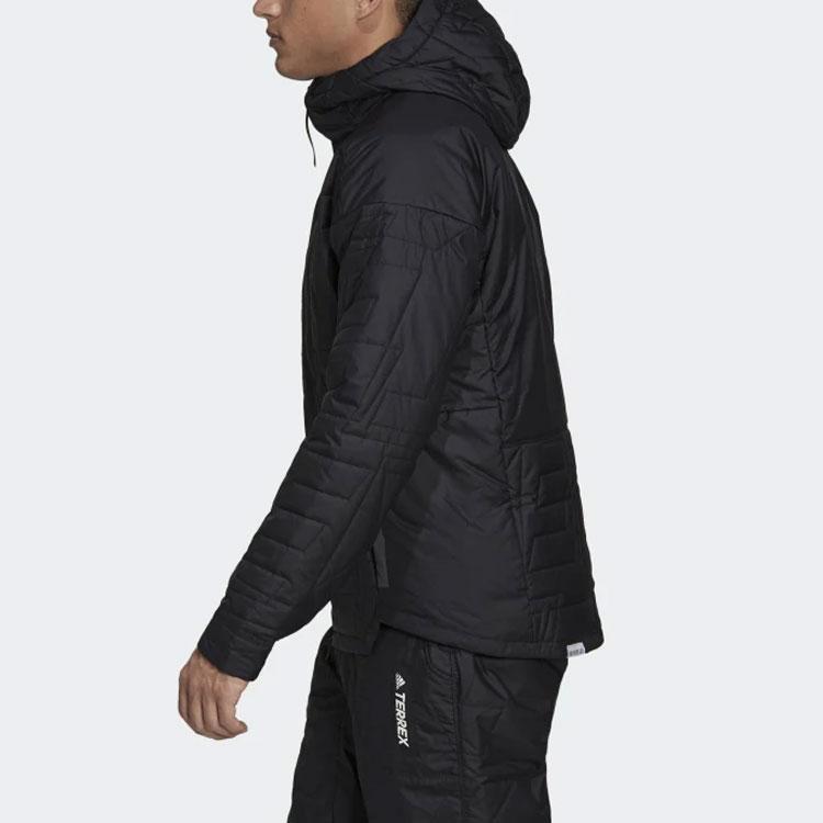 adidas Уличная хлопковая куртка с длинным рукавом, мужская куртка, черная GQ3698