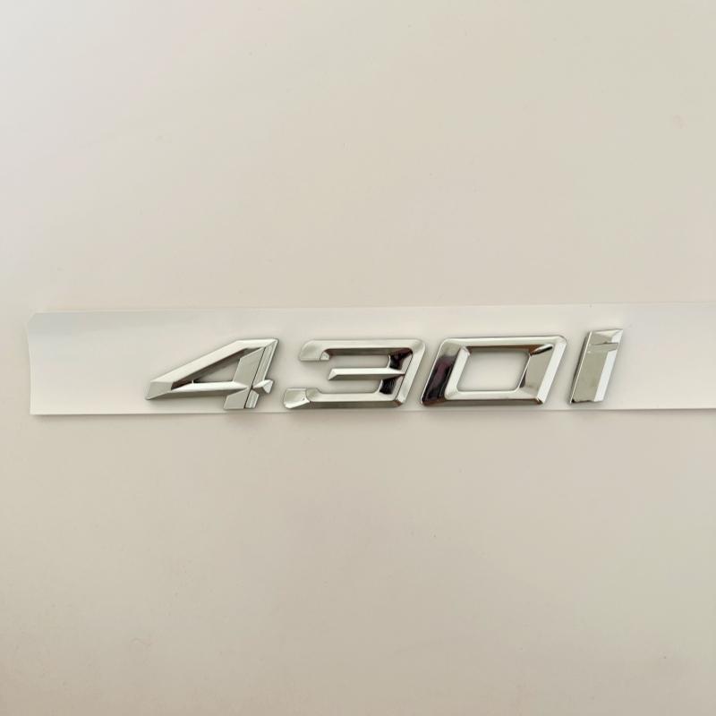 Car 3D ABS Trunk Letters Logo Badge Emblem Styling Decals Sticker For BMW 4 Series 420i 425i 428i 430i 435i 440i F30 F32 F33 F36 ag2