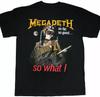 Megadeth So Far,So Good,So What 1988 Футболка черная мужская Все размеры Унисекс Футболка