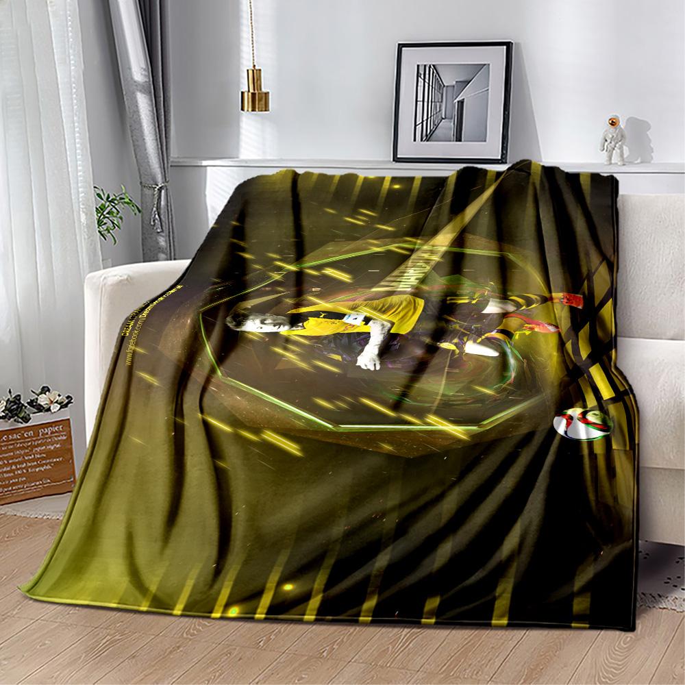 Stoke City Football Player Celebration Blanket Warmthful Decor Great for Bed Bedding Sofa Four Seasons Multipurpose Modern