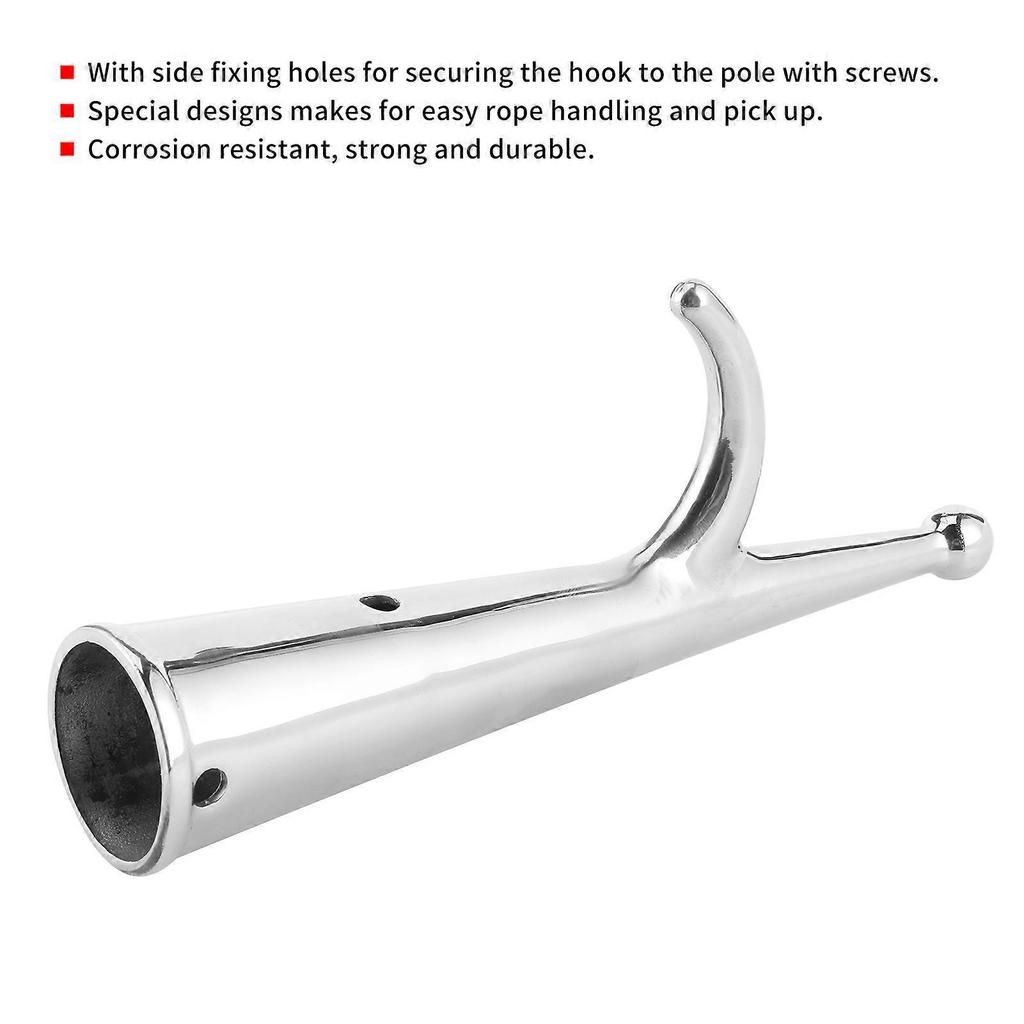 316 Stainless Steel Hook Replacement 1.3in Inner Diameter for Lifeboat Boat Kayak Raft