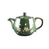Simple Household Tea Set Ceramic Teapot Teacup Tea Kettle Korean Hand-Painted Green Glaze 9-Head Pot Lid