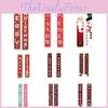 Многоразовый Рождественский Баннер-Флажок для Украшения Двери Рождественской Вечеринки