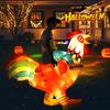 LED Inflatable Rooster Costume for Adults Halloween Party Funny Ride-On Animal Suit Cosplay
