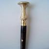 Трость для морской ходьбы в винтажном стиле – 91,44 см, блестящая латунная ручка с черной палкой