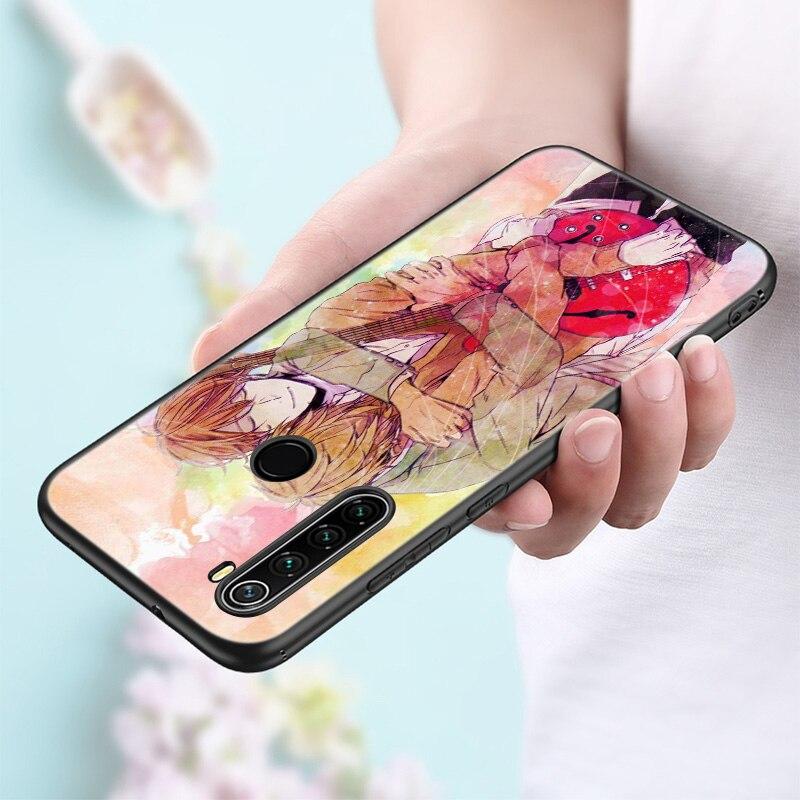 Cute Cartoon Anime Given Yaoi Silicone Phone Case For Xiaomi Redmi Note 11 10 9 8 Pro 11T 10T 10S 9S 8T 9 9A 9C 9T Black Cover