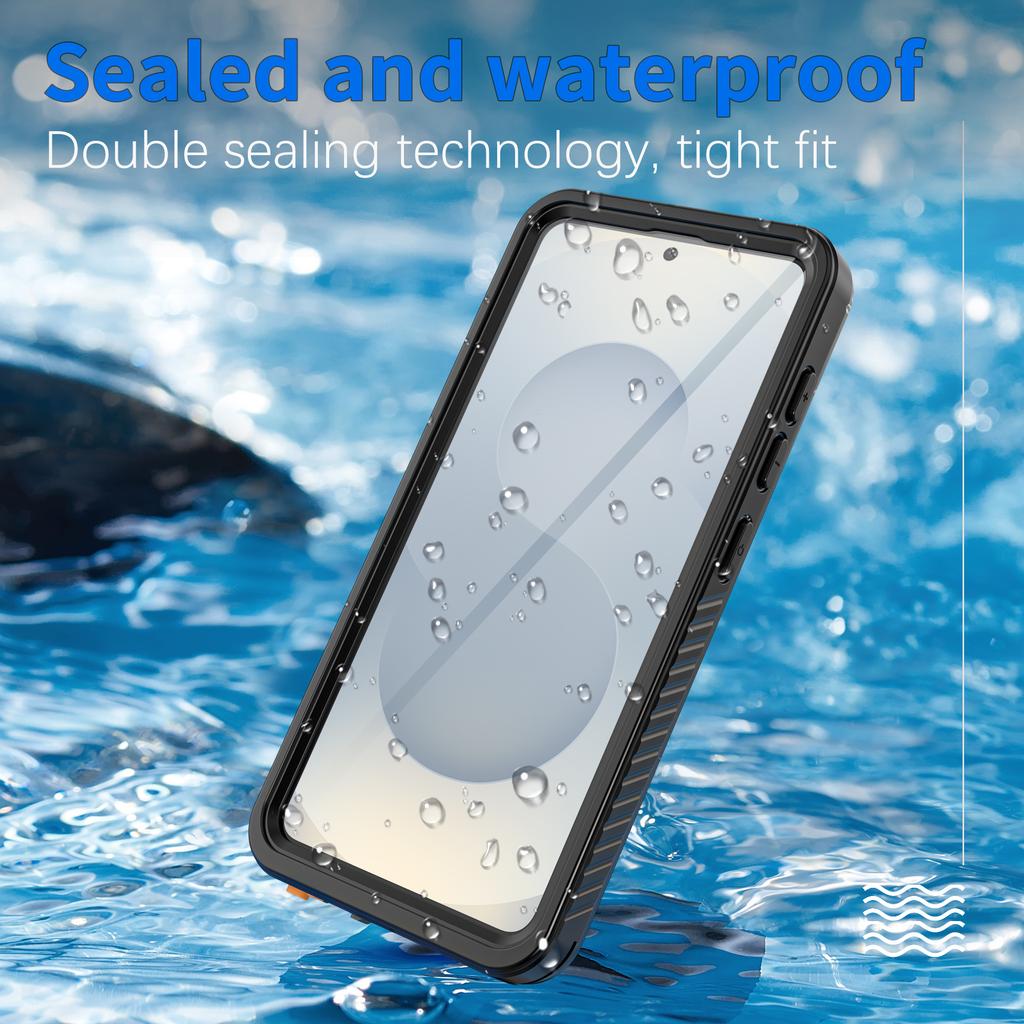 REDPEPPER Серия FS Для Samsung Galaxy S26 Водонепроницаемый чехол IPX8 PC TPU PET Прозрачная магнитная крышка для телефона