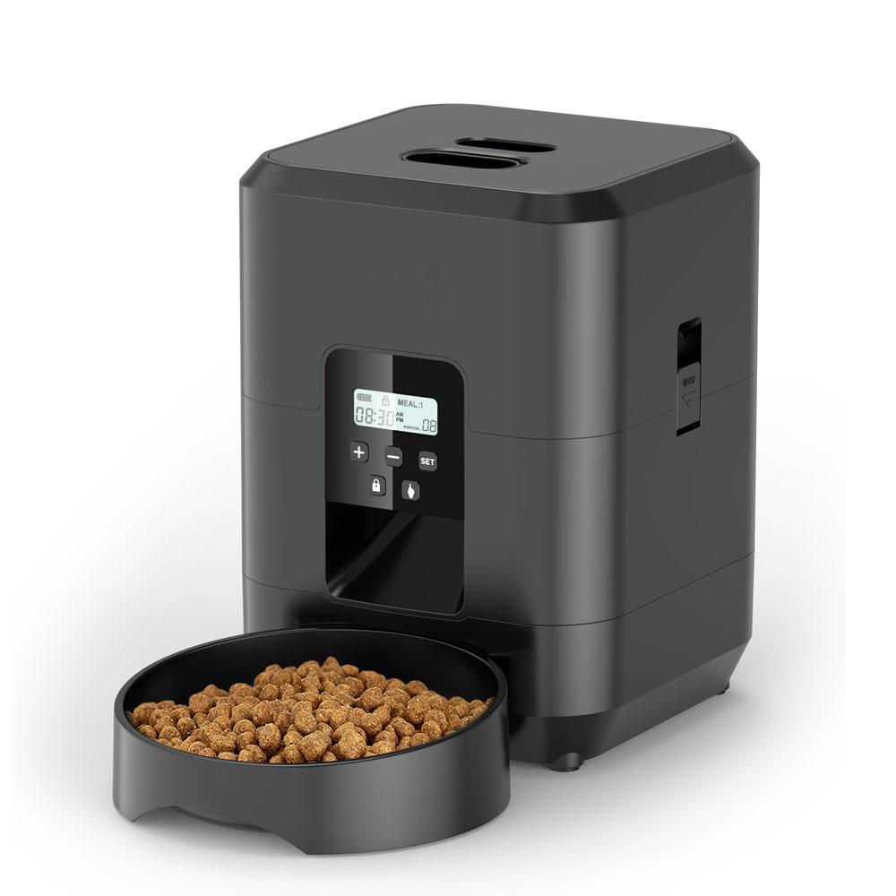 Кормушка для кошек Tuya APP Smart Cat Feeder объемом 2 л, автоматический дозатор корма для собак, подходит для маленьких кошек и собак, дистанционное кормление