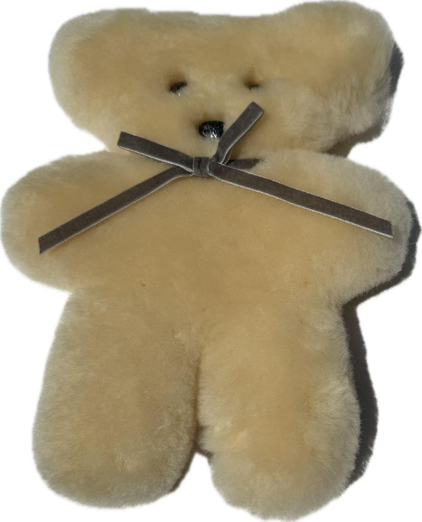 FURFURMOUTON Mouton Cute Teddy Bear Mouton Gentle Stuffed Fluffy Mouton Teddy Bear [Genuine Toy] Bear, Fluffy, (Coco (Beige))
