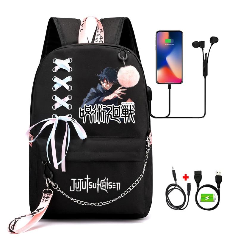 Рюкзак в стиле аниме с принтом, школьная сумка для подростков, студентов, книжная сумка с героями мультфильмов, уличный рюкзак, детский рюкзак для мальчиков и девочек