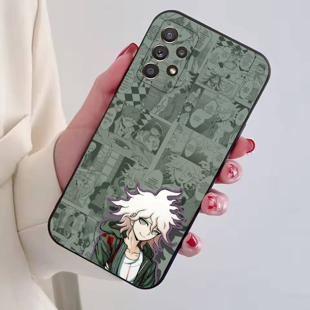 Чехол для телефона Danganronpa N-Нагито Комаэда для Samsung S25,S24,S21,S22,S23,S30,Ultra,S20,Plus,Fe,Lite,Note,10,Черный