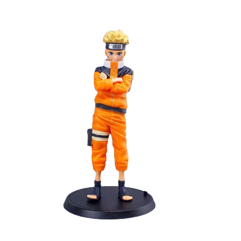 Дисплей аниме-экшн-фигурок: Саске, Сакура, Итачи, Какаши, Минато с двуручным мечом.