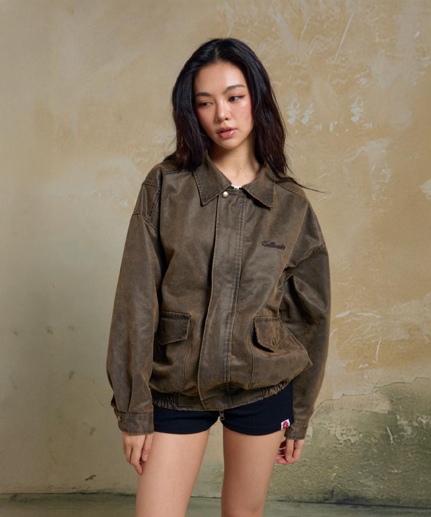 CONY Callout Washed Jacket / Brown
