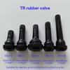 2Pcs Tire Valve Stem Pvr70 Pvr60 Pvr50 Pvr40 Bent 45 Degree Angled Snap-In Rubber Base For Scooter Motorcycle Moped Atv