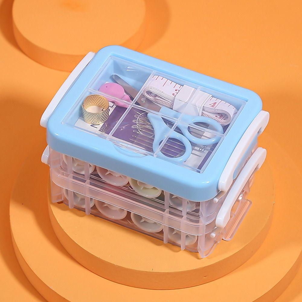 Домашний жилой профессиональный наперсток, пуговицы, игольные нитки, коробка для хранения, органайзер, набор для шитья