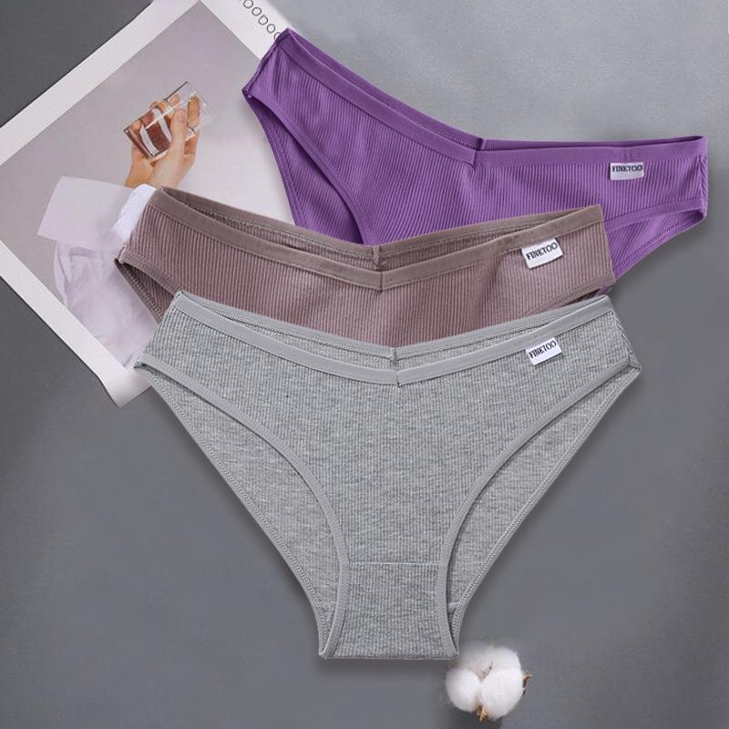 FINETOO 3 шт./компл. M-XXL женские сексуальные хлопковые трусики нижнее белье женские трусы женские трусы хлопковые трусики нижнее белье для девочек