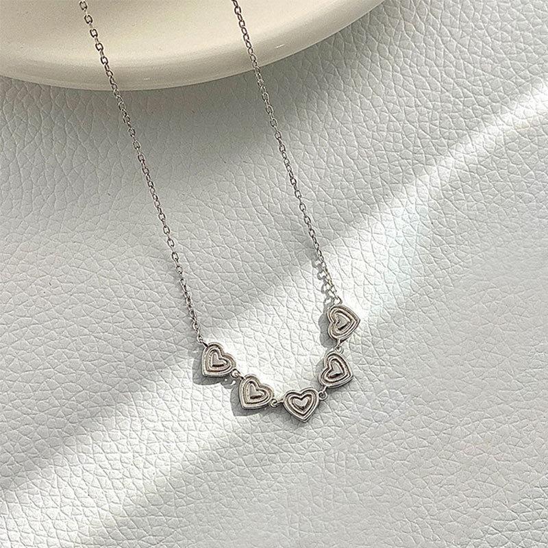 Корейское сладкое ожерелье Love для женщин, новый легкий роскошный браслет-цепочка на шею