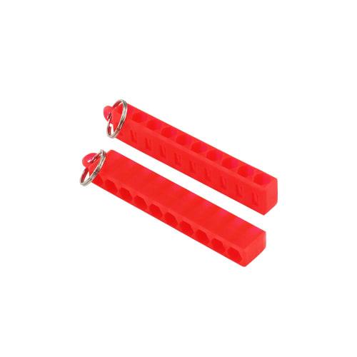 SK11 Ashura Bit Holder Red 10 Piece Storage Set of 2 SA-BHR