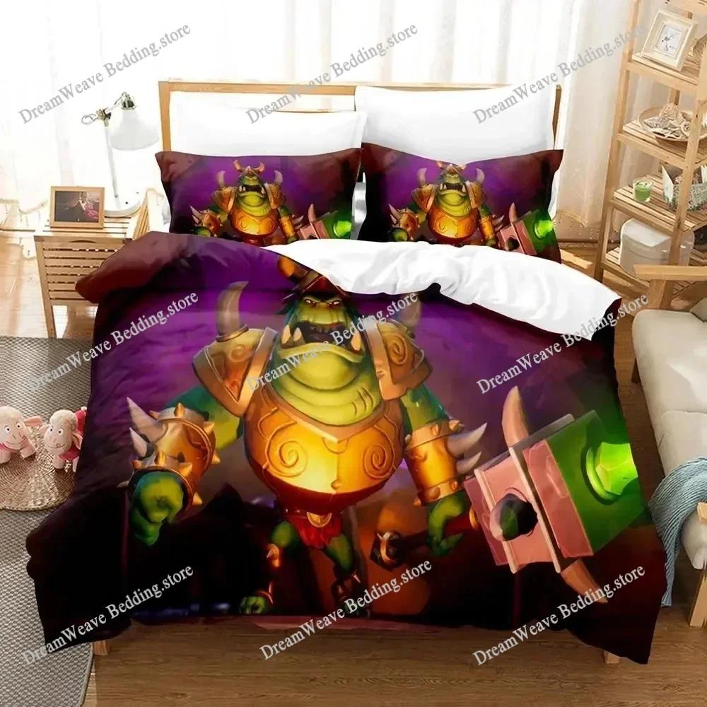 Домашний текстиль Мультфильмы Spyro Reignited Trilogy Постельное белье Пододеяльник Наволочка Мальчик Девочка Полиэстер Комплект постельного белья Размер King Queen Twin