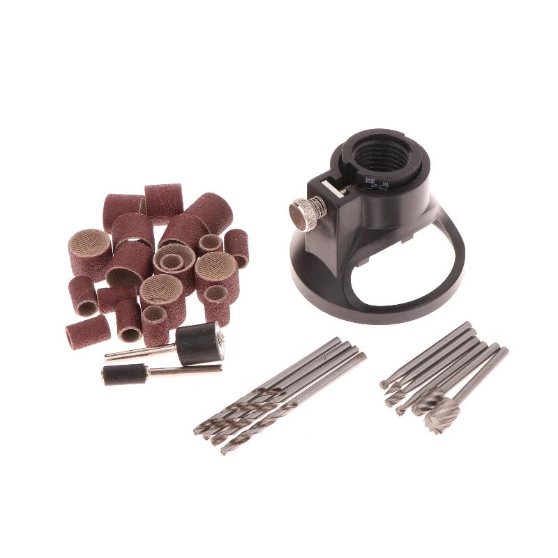 Guide Attachment Twist Drill Bit Rotary Router Milling Cutter Wood Carving Tool Kit Dedicated Locator Woodwork Tool For Dremel