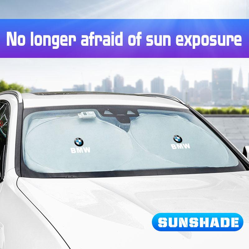 Автомобильный складной солнцезащитный козырек на лобовое стекло, чехол с защитой от УФ-лучей для BMW Performance F25 F26 F15 F16 E90 E91 E92 E60 E84 G22 G32 F13 F