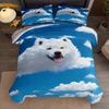 Постельное белье Cloudboi Dog Art Комплект пододеяльника Король Королева Двуспальный Полуторный Двуспальный Односпальный Размер