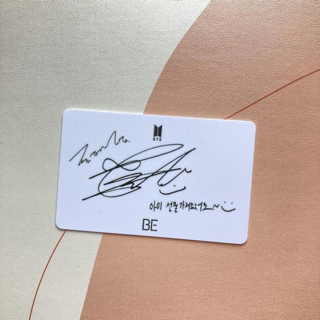 [USED] BTS Bangtan Boys BE Unreleased Lucky Draw Taehyung Trading Card