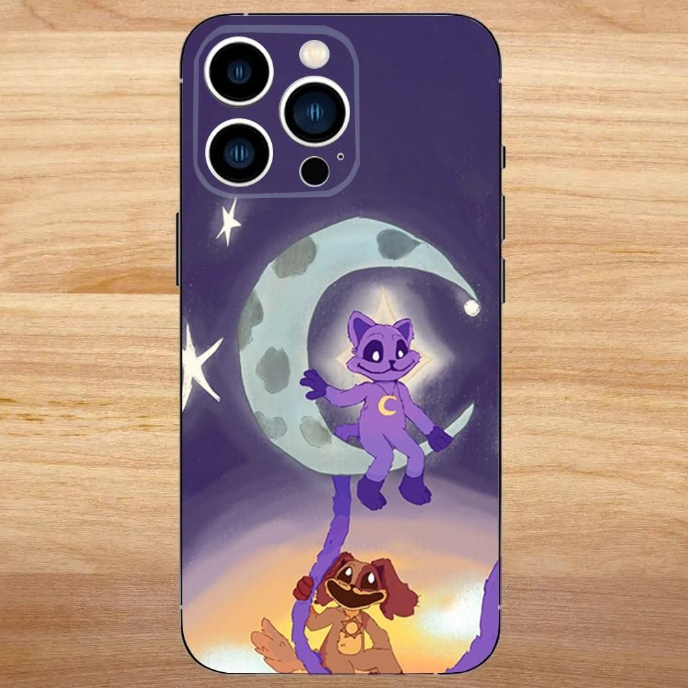 Catnap and Dogday Phone Case For iPhone 16,15,14,13,12,11,Mini,Pro,SE,MAX White Matte Shockproof Cover