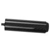Pool Cue Extension Carbon Fiber Tube Professional Billiard Cue Extender with Bumper Black 4 Inch