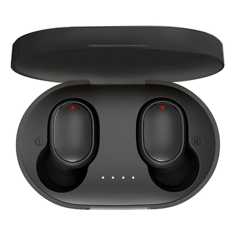 TWS Беспроводные Bluetooth наушники с шумоподавлением и зарядным устройством Спортивные игровые наушники для Redmi iphone Air гарнитура