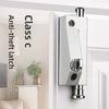 Anti-theft Floor-standing Glass Door Lock Premium Aluminum Alloy Mortise Spring Bolt Lock for Commercial Shop Storefront