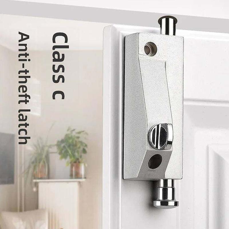 Anti-theft Floor-standing Glass Door Lock Premium Aluminum Alloy Mortise Spring Bolt Lock for Commercial Shop Storefront