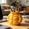 Student Desk Accessory Puffer Jacket Shaped Pen Cup, 3D Printed Organizer, Creative School Supplies Organizer Coat Pencil Holder for Makeup