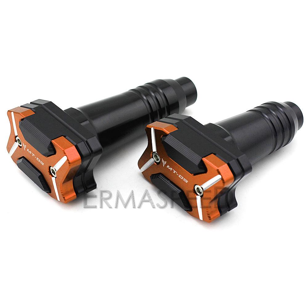 MT-09 мотоциклетная защита от падения, рама, ползунки, алюминиевые аксессуары для мотоциклов с ЧПУ для MT09