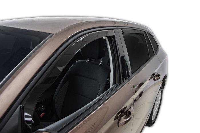 Déflecteurs d'air - SCOUTT - GP - Fumé - Installation facile - Pour Skoda Scala 2019+