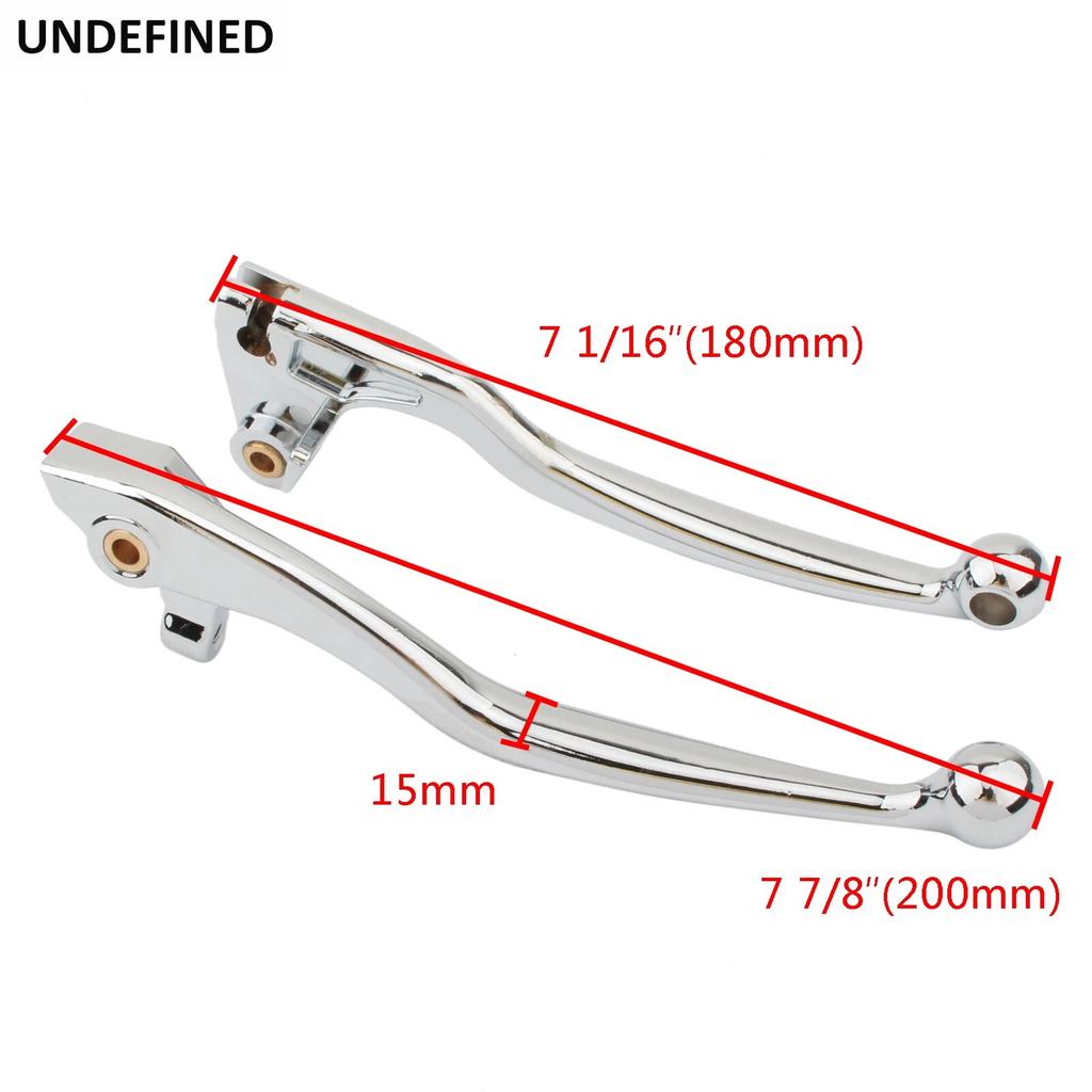 Skull Clutch Brake Levers For YAMAHA XVS400 XVS650 Dragstar XVS 400 1996-2002 V-Star XVS 650 1997-2002 Black Chrome