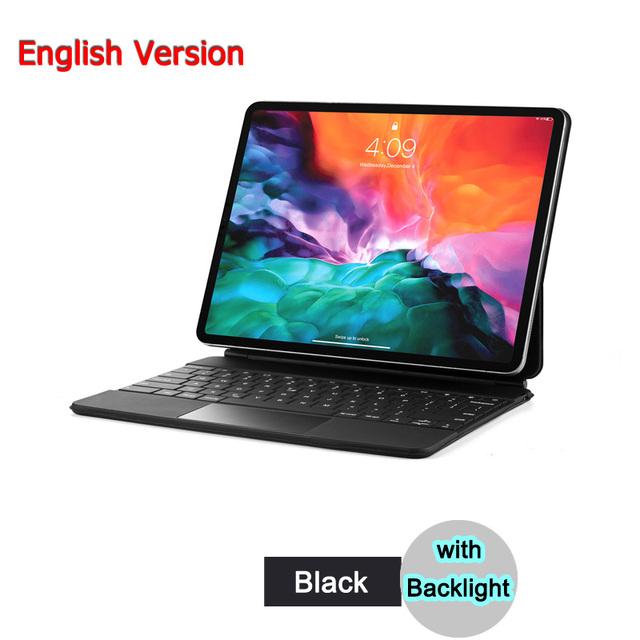 Чехол с Bluetooth Magic Keyboard для iPad Pro 11 12,9 2022 2021 2020 Air 4 5 10,9, чехол для планшета с клавиатурой