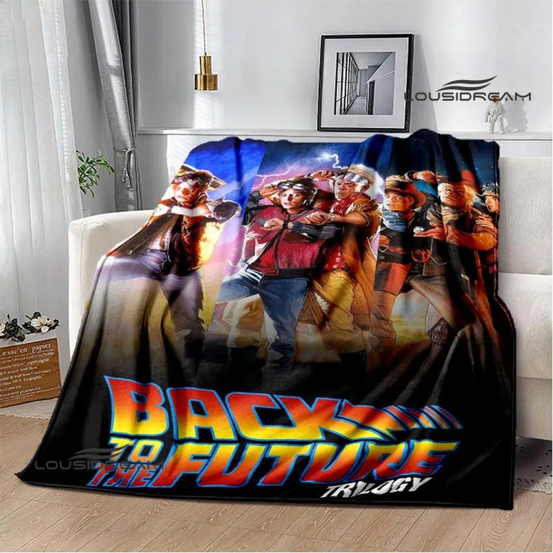 Movie Back To The Future blankets picnic blanket Warm Flannel blankets Soft and comfortable blanket bed linings Birthday Gift