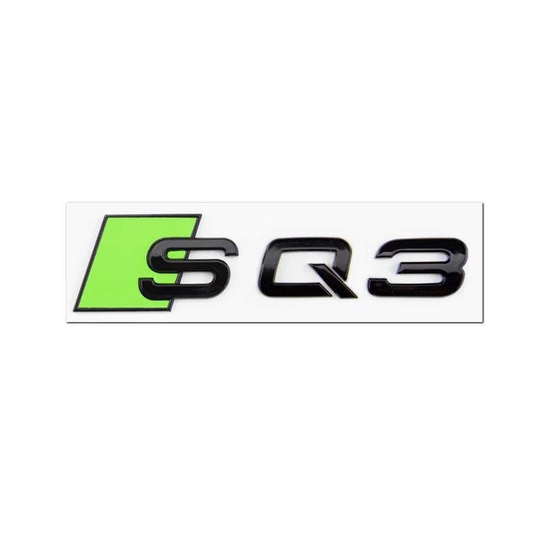 2026 New Car Body Rear Trunk ABS Badge S3 S4 S5 S6 S7 S8 Emblem Sticker Decor Accessories for Q5 A4 B8 B6 B9 B7 A3 8P A6 C7
