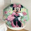 1PC Minnie Mouse flowers Automatic Open/Close Umbrella with Windproof, 8-Rib Sturdy Canopy, Durable Ribs, Fashionable Design, Outdoor Accessory, Fun P