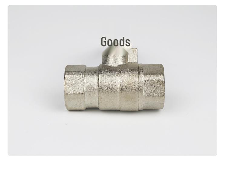 Thickened Brass DN20 Ball Valve with Internal Thread for Gas and Water