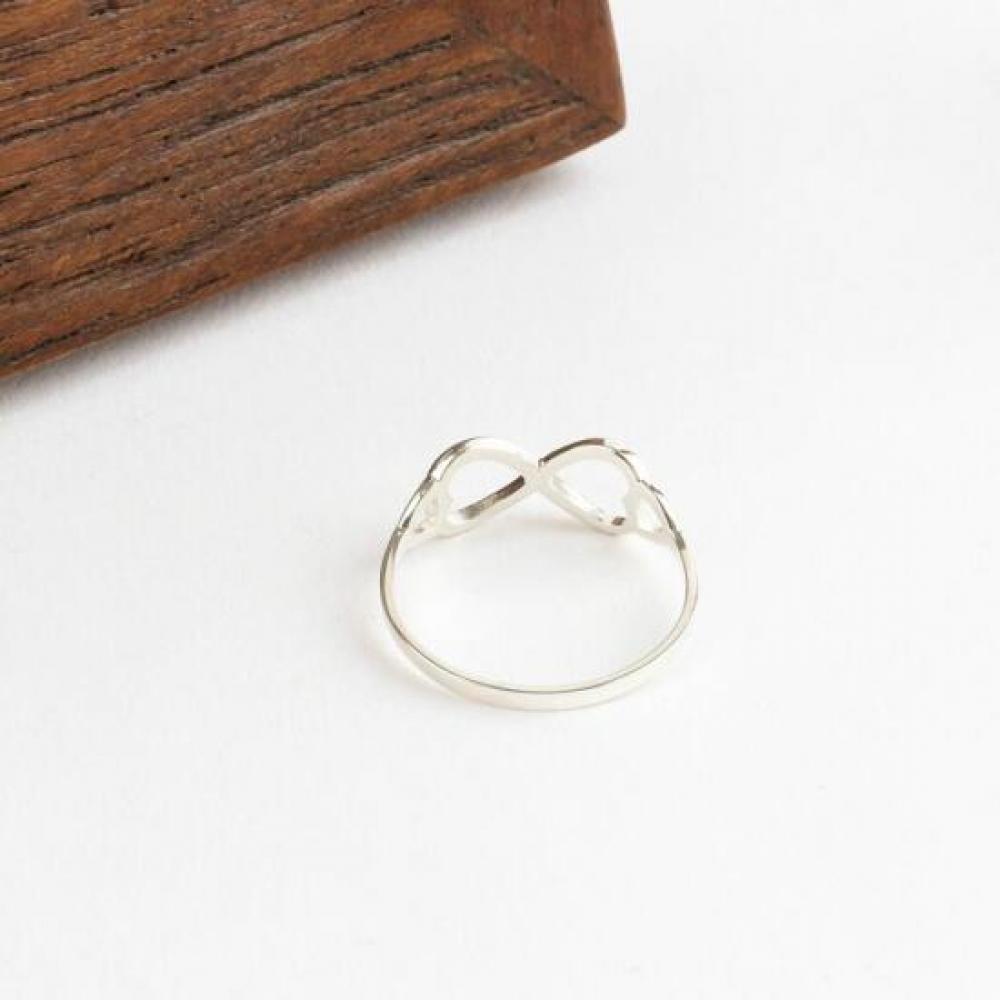 New Arrivals Open Run Ribbon Ring Cutout Sterling Silver Thin Heart Twist