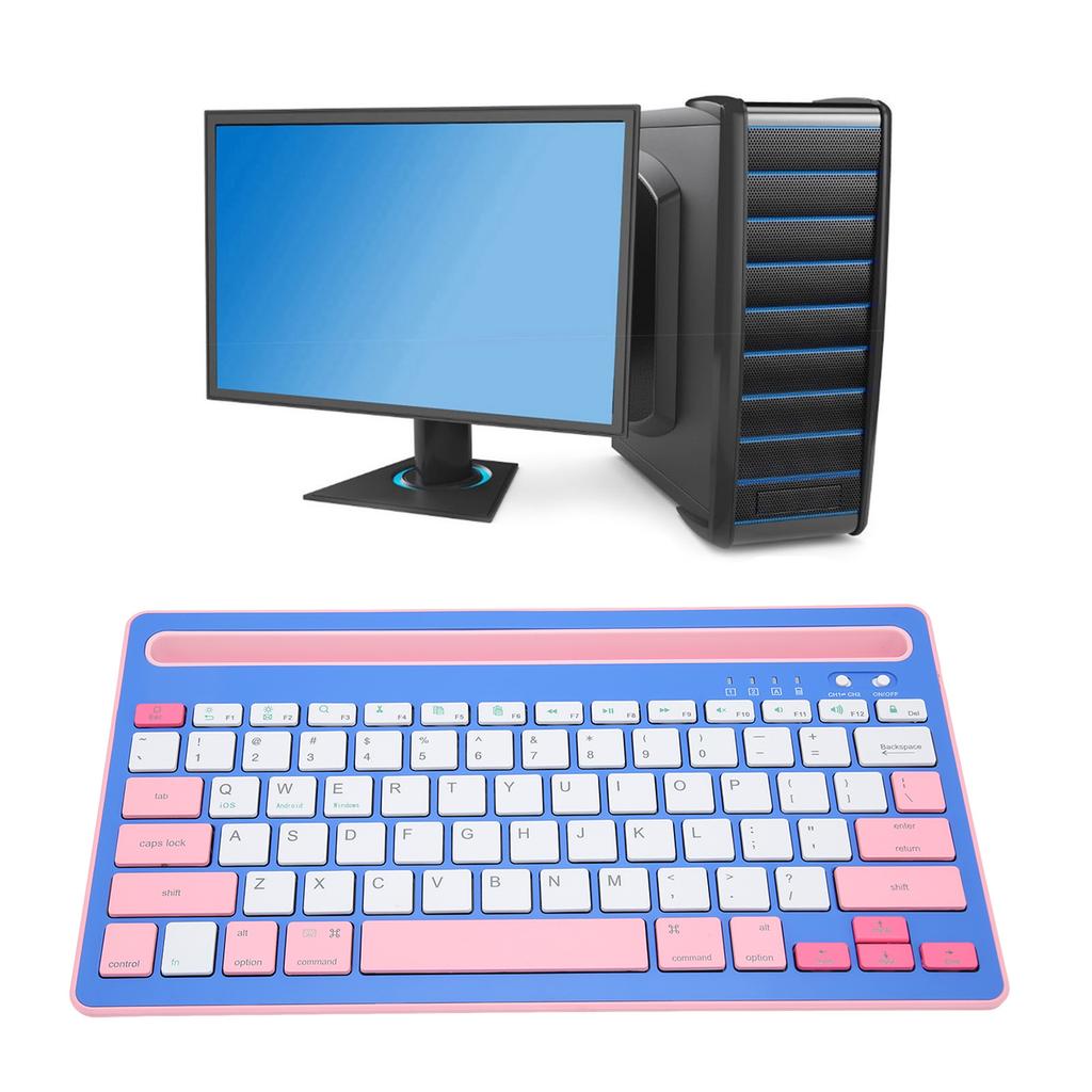 Wireless   Keyboard Rechargeable Ergonomics Silent Keys Tablet Keyboard for Phones