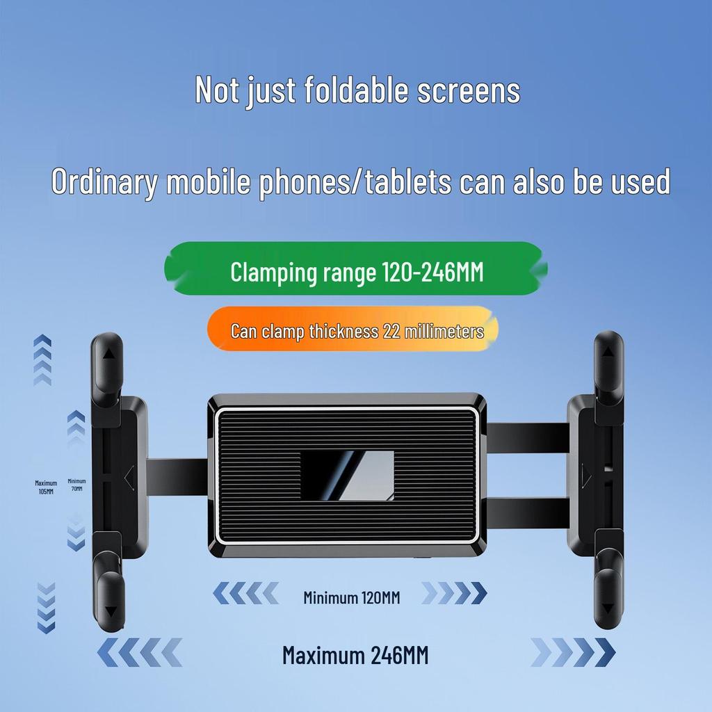 Universal Anti-Drop Holder for Mountain Bikes, Motorcycles, Electric Vehicles, and Fitness Equipment - Fits Phones and Tablets