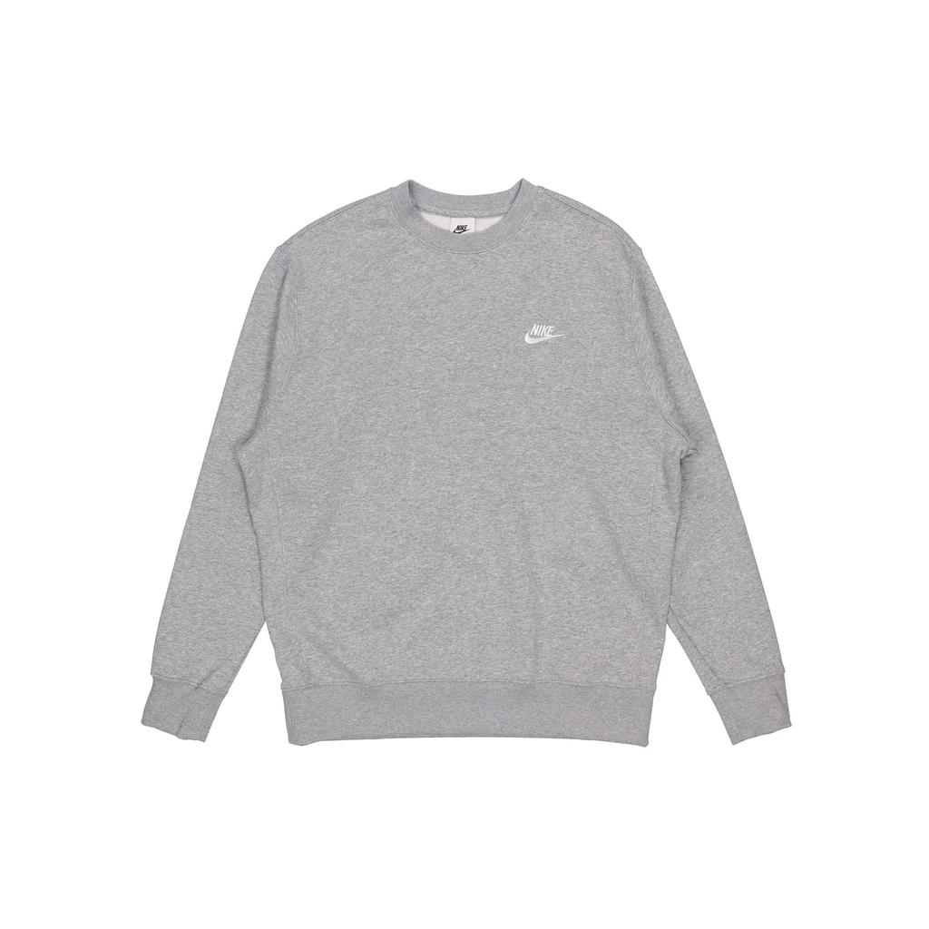 Nike Sportswear Club Casual Crew Neck Sweatshirt Men Tops Grey BV2663-063