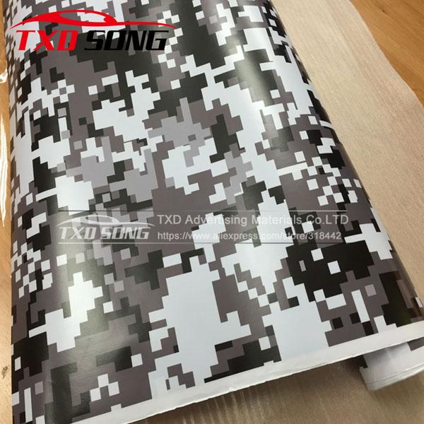 18 Видов Премиум Камуфляжная Виниловая Автопленка Черный Белый Синий Красный Зеленый Камуфляжная Пленка Наклейка Для Украшения Автомобиля Скутера Мотоцикла