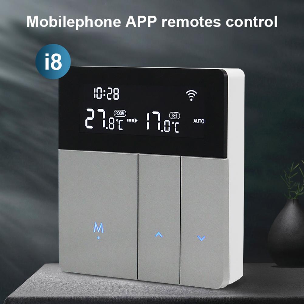 i8HGC Tuya WiFi Intelligent Temperature Controller Thermostat Backlight Brightness Automatic
